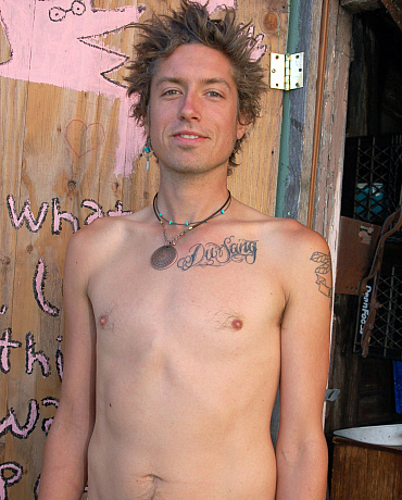 Punk Surfer With Thick Cock and Bushy Pubes