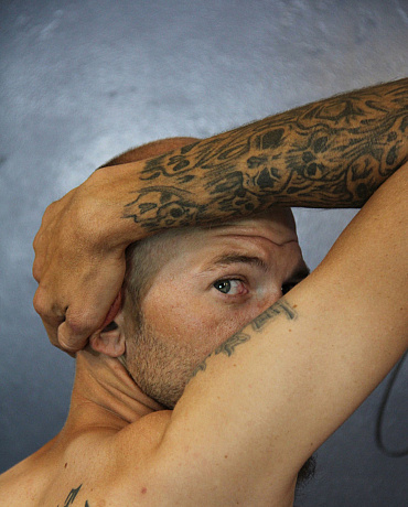 Tatted Hipster With Big Balls